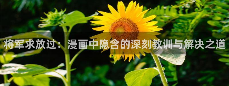 漫画51漫画画免费：将军求放过：漫画中隐含的深刻教训与解决之道